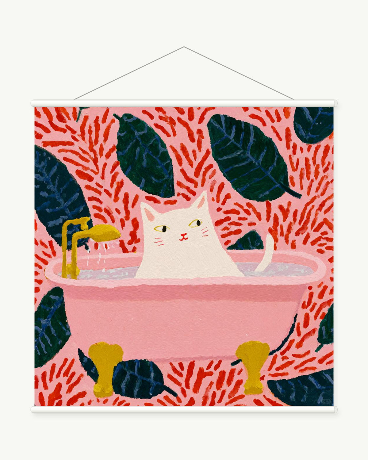 Bath Time Cat