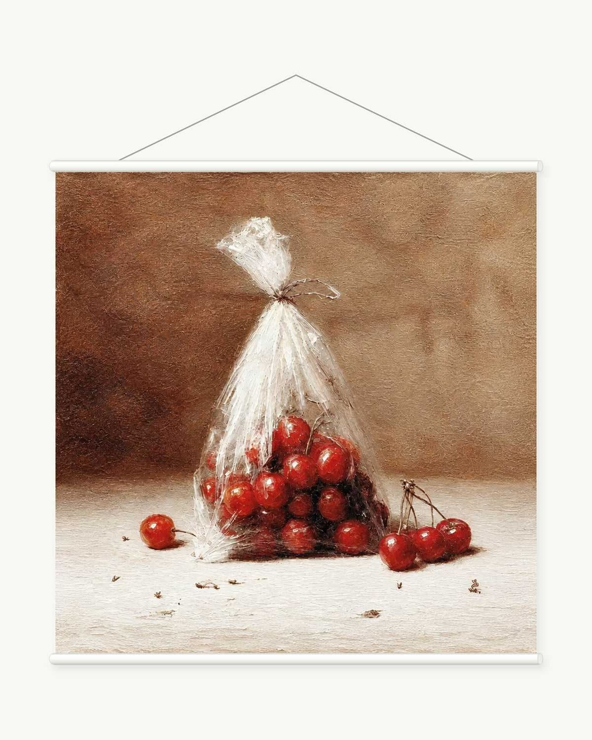 Cherries in a Clear Bag