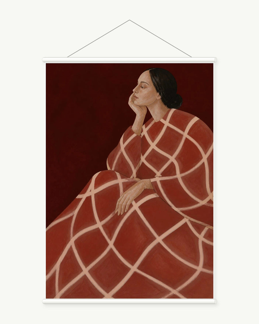 Crimson Grid Muse