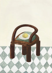 Chair with Fruit - clean artwork preview