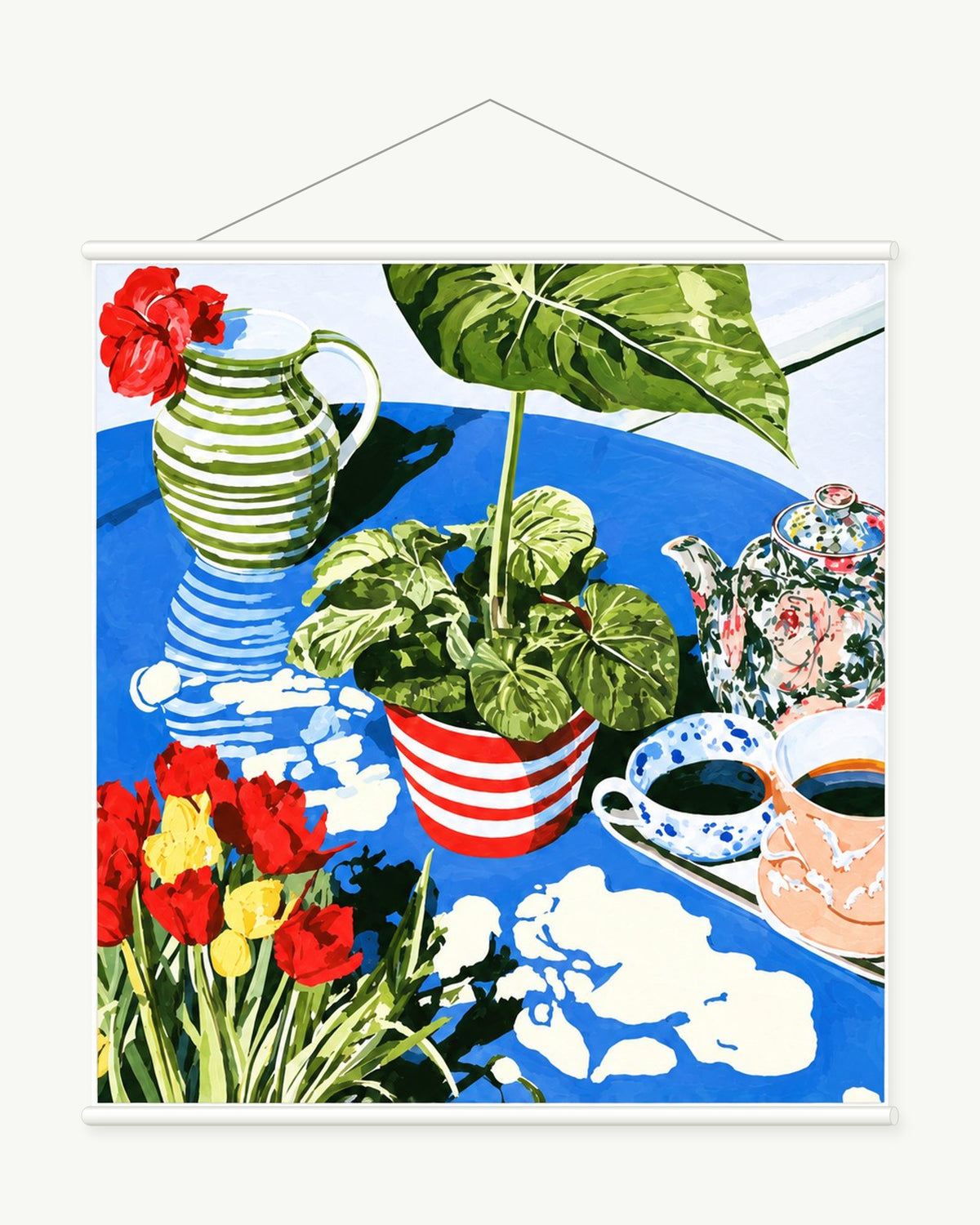 Garden Table in Blue
