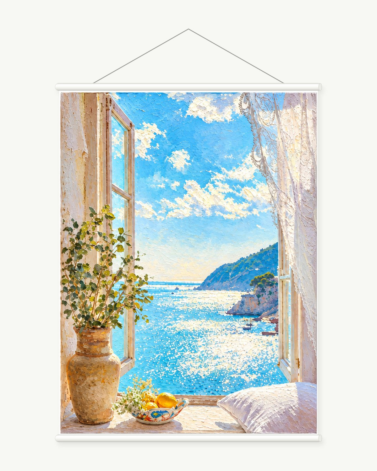Open Window to Blue Water
