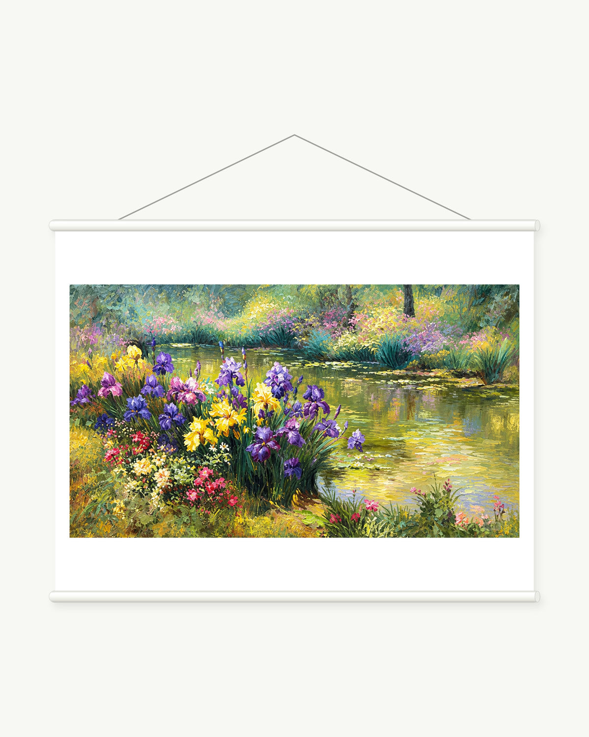 Violet Irises at Summer's End