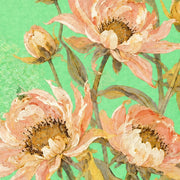 Mint Garden Blooms — detail cropped from the original artwork