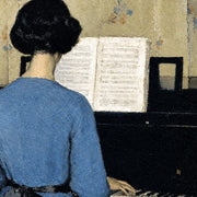 Woman at the Piano — detail cropped from the original artwork