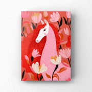 Red Tulip Horse art print by PosterAndForm