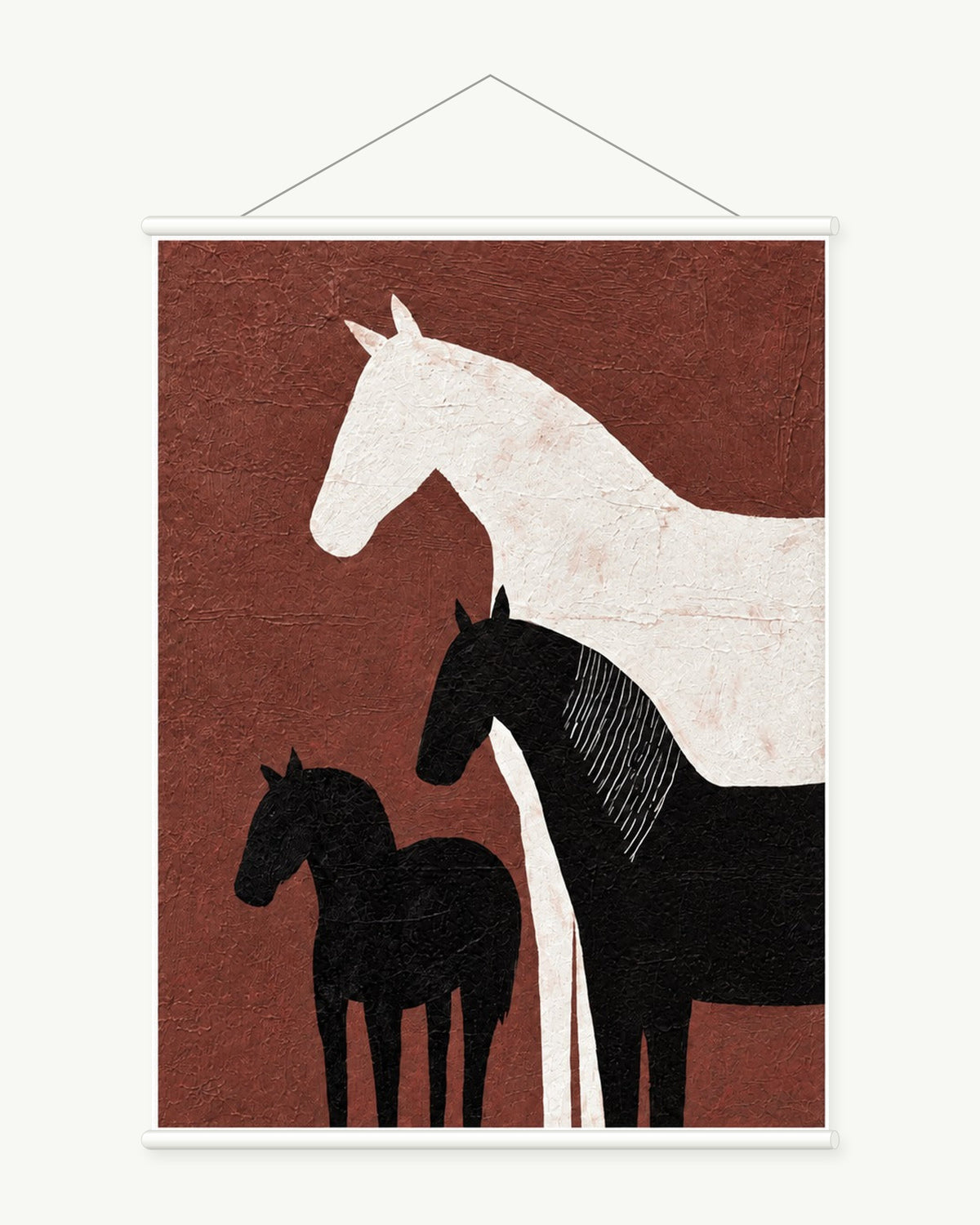 Three Horses at Dusk