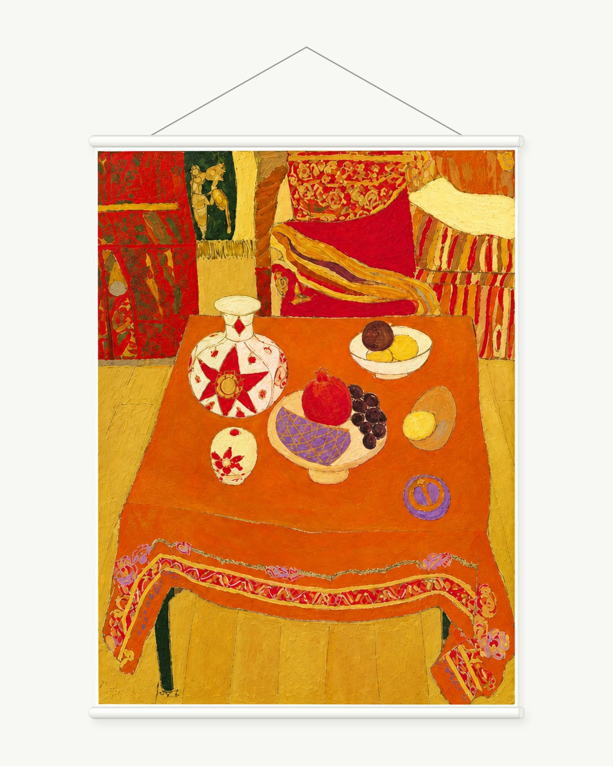 Warm Table with Fruit