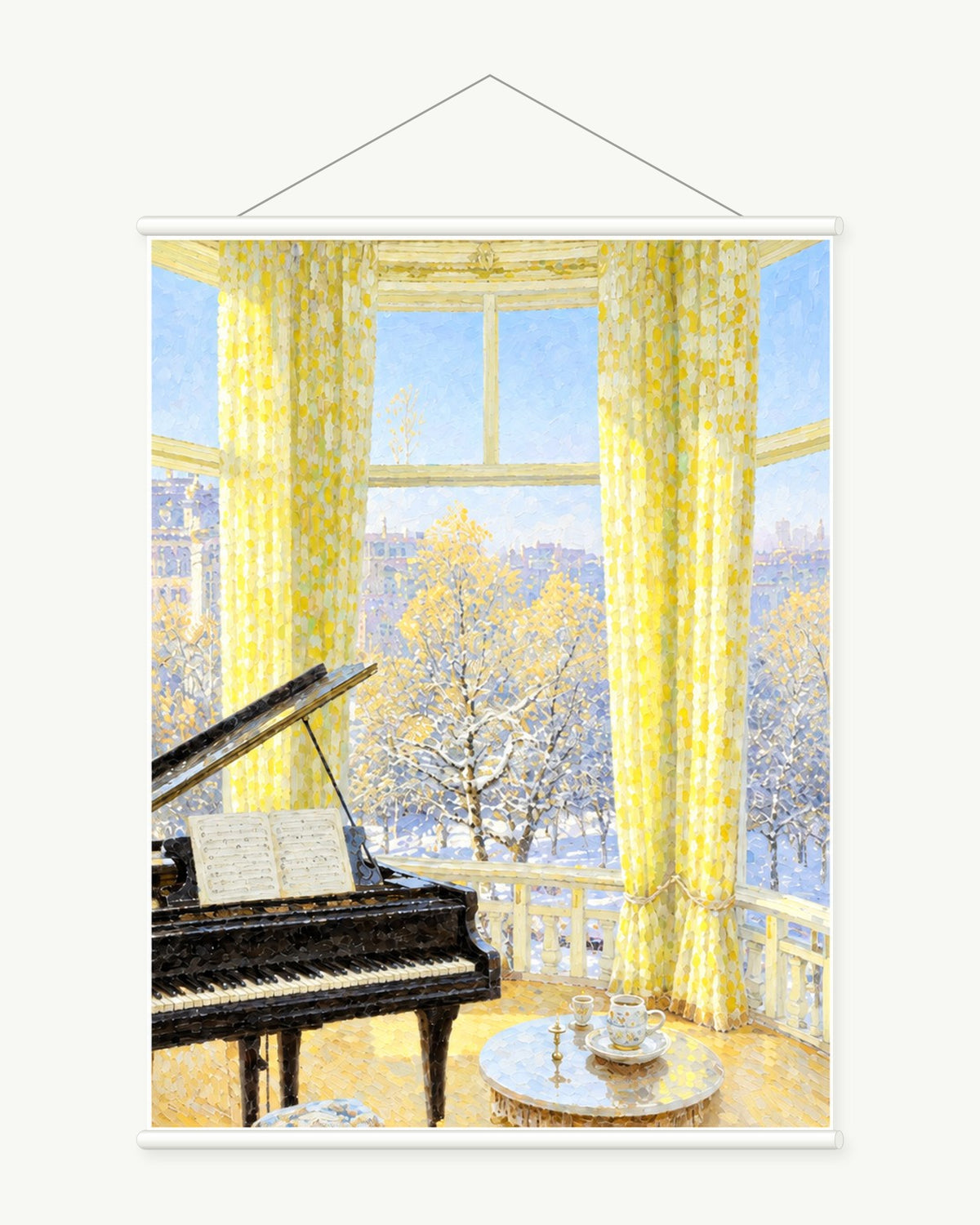 Winter Piano Room