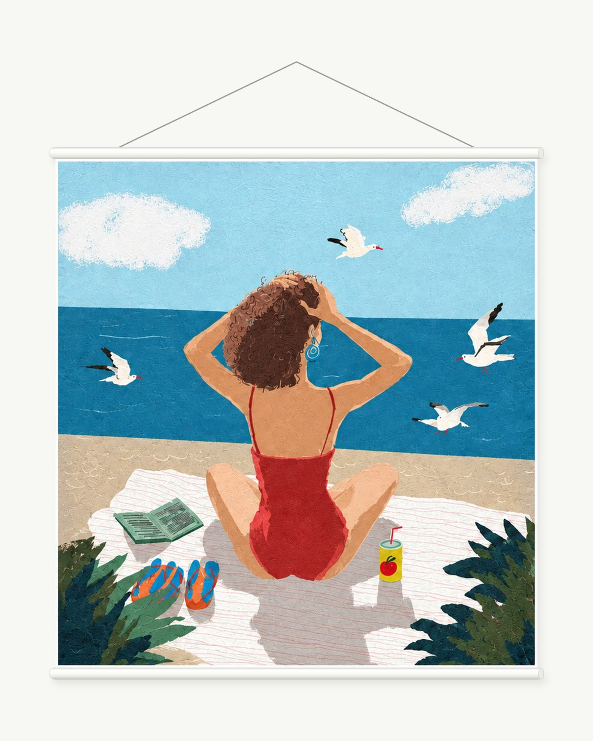 Woman Facing the Sea